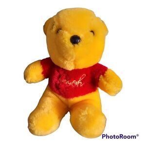Vintage Sears Gund Winnie The Pooh Bear Plush 8" Walt Disney Stuffed Animal